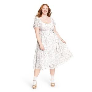LoveShackFancy X Target Clementine White Dress